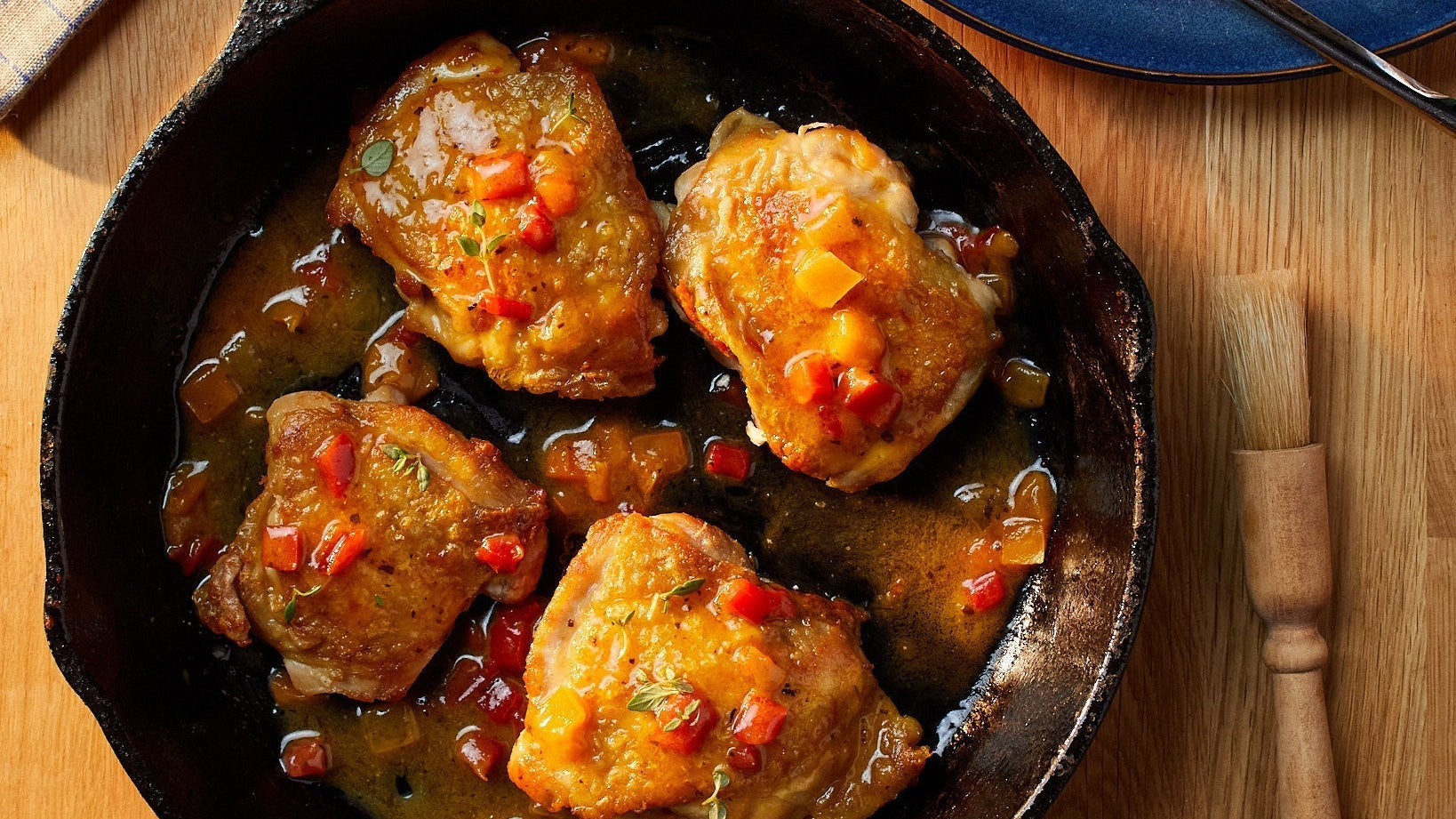 Skillet Chicken with Pan Sauce