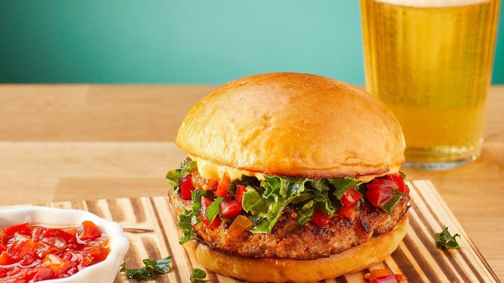 Martha Stewart's Turkey-Meatloaf Burger