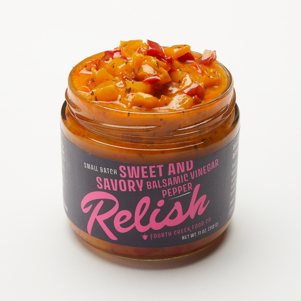 Sweet and Savory Balsamic Vinegar Pepper Relish