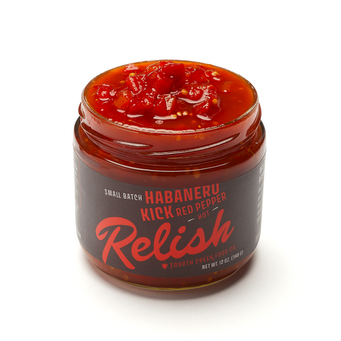 Habanero Kick Red Pepper Relish - Hot