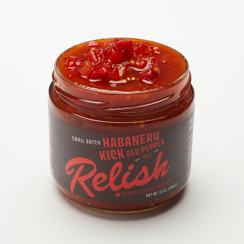 Habanero Kick Red Pepper Relish - Hot