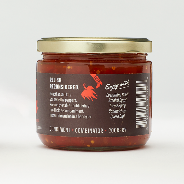 Habanero Kick Red Pepper Relish - Hot