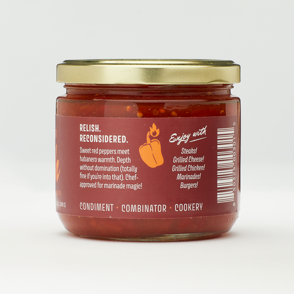 Hint of Heat Red Pepper Relish - Medium