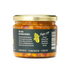 Smoky Chipotle Corn Relish jar, right side of label with serving ideas