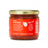 Sweet Red Pepper Relish jar, right side of label: Relish, reconsidered, and serving ideas: hot dogs, pork chops, cream cheese, cheddar, burgers