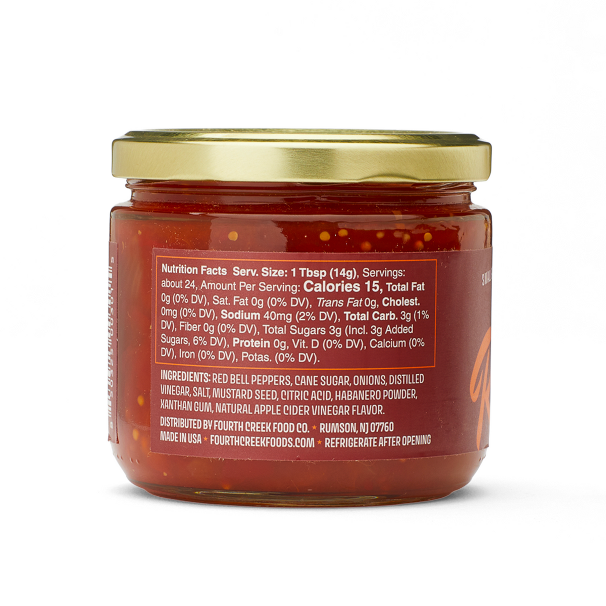 Hint of Heat Red Pepper Relish - Medium