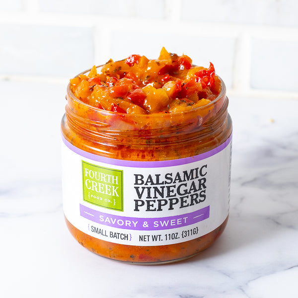 Balsamic Vinegar Peppers Fourth Creek Foods
